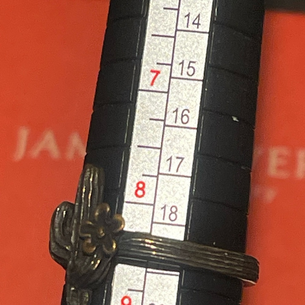 James Avery Silver Cactus blossom Ring - Picture 6 of 6